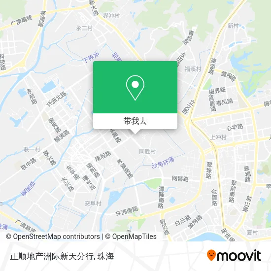 正顺地产洲际新天分行地图