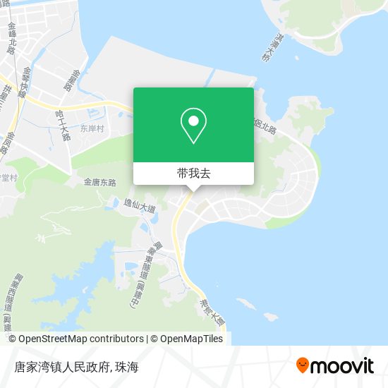 唐家湾镇人民政府地图