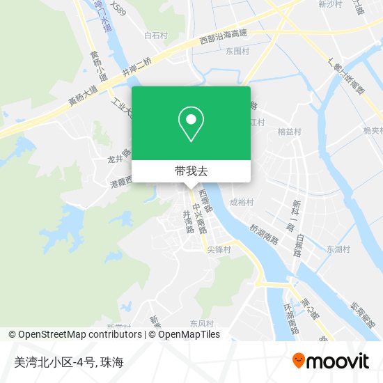 美湾北小区-4号地图