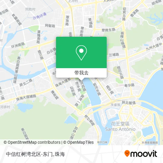 中信红树湾北区-东门地图