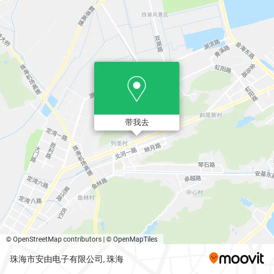 珠海市安由电子有限公司地图
