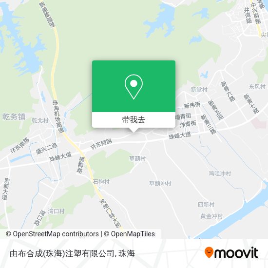 由布合成(珠海)注塑有限公司地图
