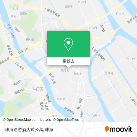 珠海途游酒店式公寓地图