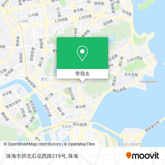 珠海市拱北石花西路219号地图