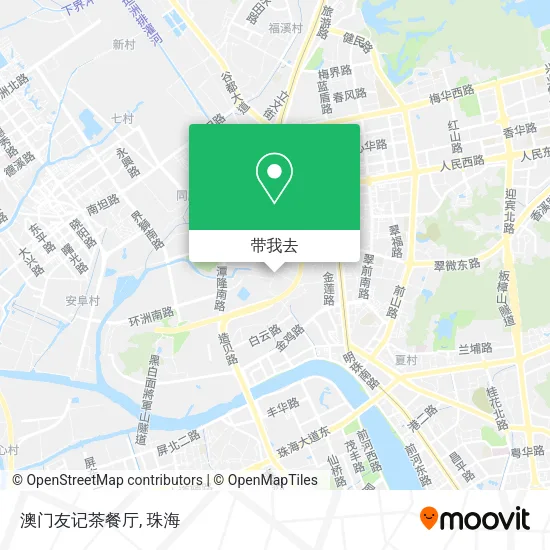澳门友记茶餐厅地图