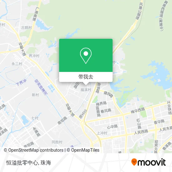 恒溢批零中心地图