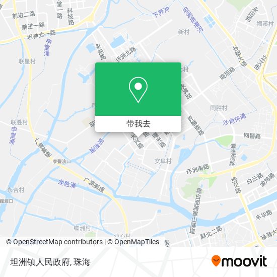 坦洲镇人民政府地图