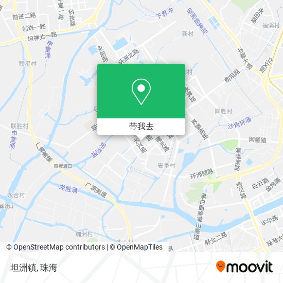 坦洲镇地图
