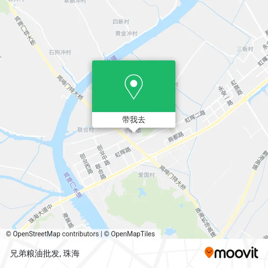 兄弟粮油批发地图