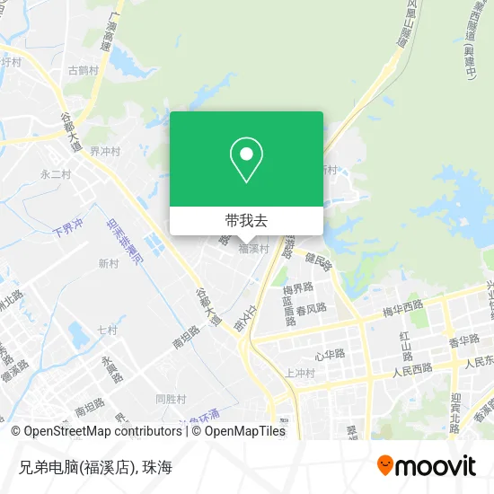 兄弟电脑(福溪店)地图