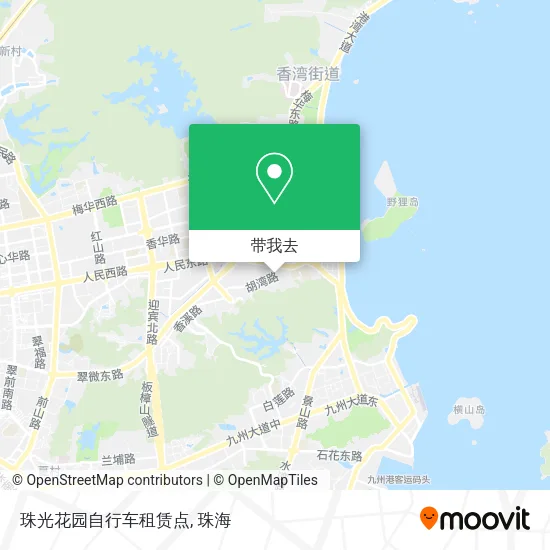 珠光花园自行车租赁点地图