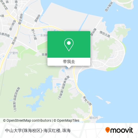 中山大学(珠海校区)-海滨红楼地图