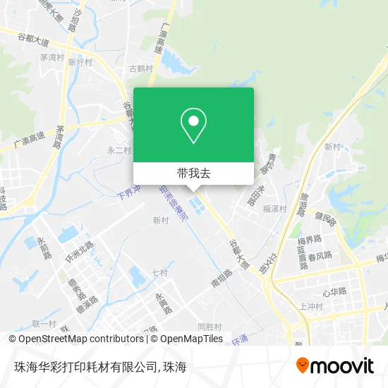 珠海华彩打印耗材有限公司地图