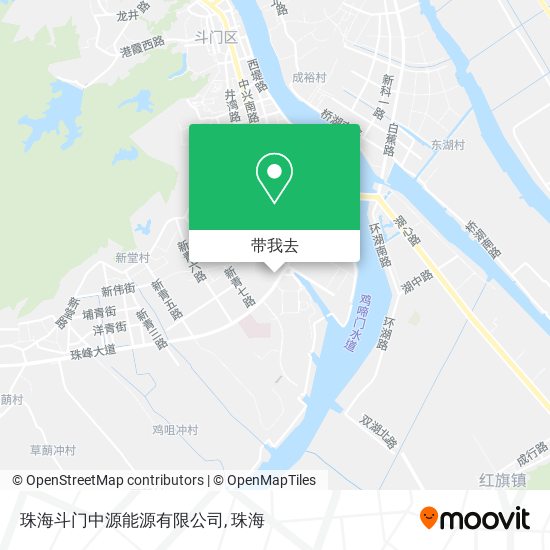 珠海斗门中源能源有限公司地图