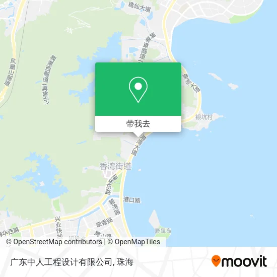 广东中人工程设计有限公司地图