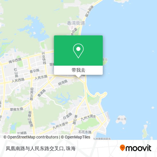 凤凰南路与人民东路交叉口地图
