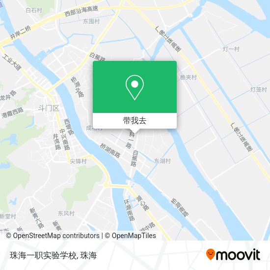 珠海一职实验学校地图