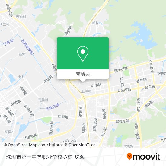 珠海市第一中等职业学校-A栋地图