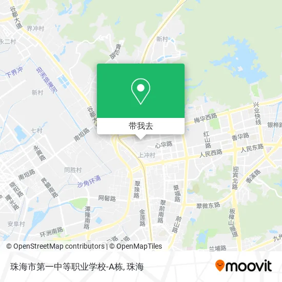 珠海市第一中等职业学校-A栋地图