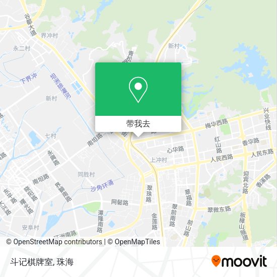 斗记棋牌室地图