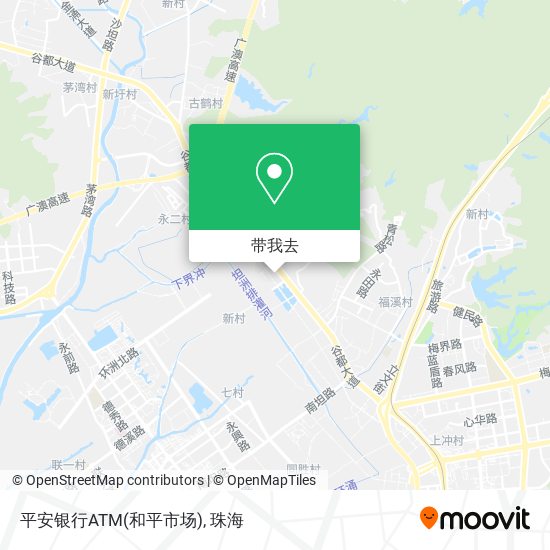 平安银行ATM(和平市场)地图
