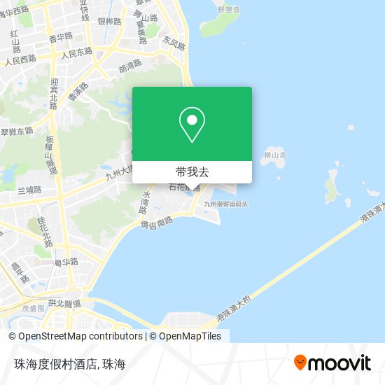 珠海度假村酒店地图