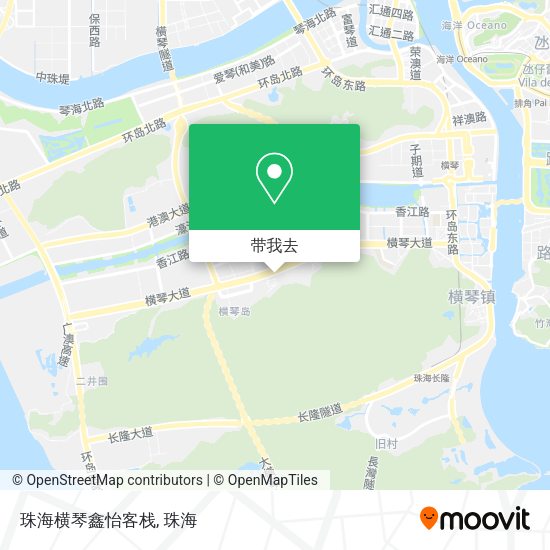 珠海横琴鑫怡客栈地图