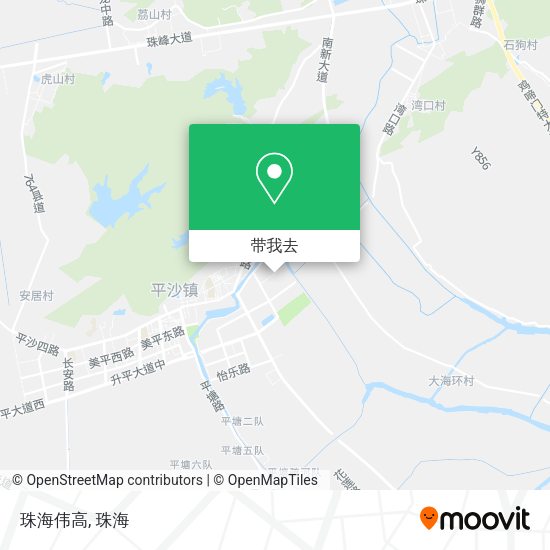 珠海伟高地图