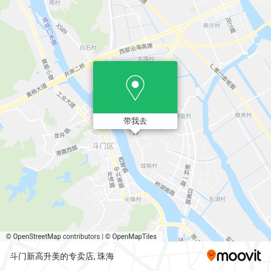 斗门新高升美的专卖店地图