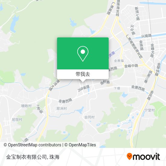 金宝制衣有限公司地图