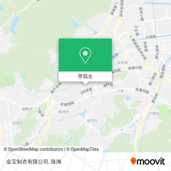 金宝制衣有限公司地图