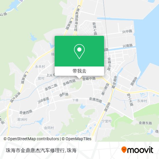 珠海市金鼎唐杰汽车修理行地图