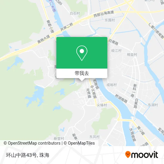 环山中路43号地图