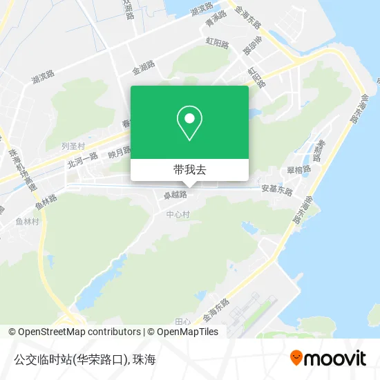 公交临时站(华荣路口)地图