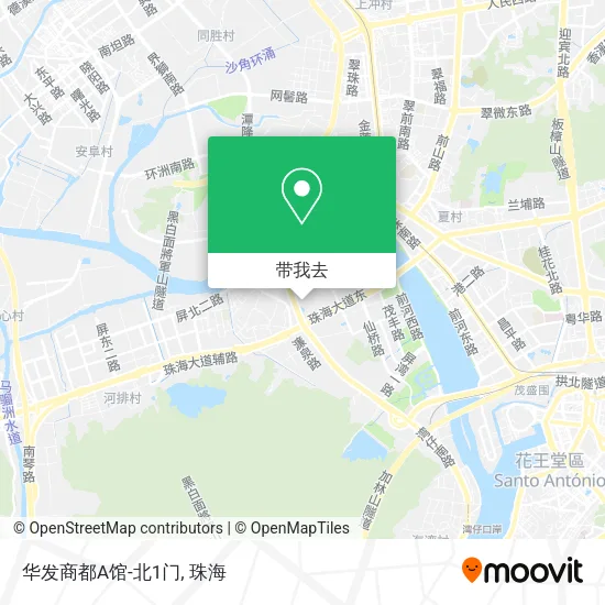 华发商都A馆-北1门地图