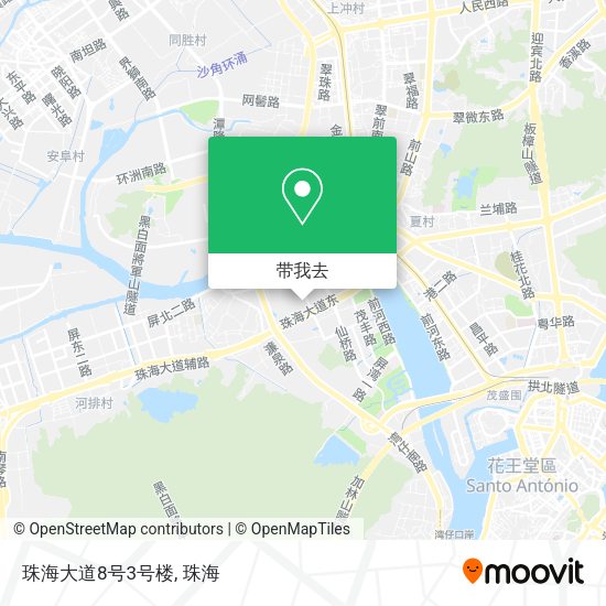 珠海大道8号3号楼地图