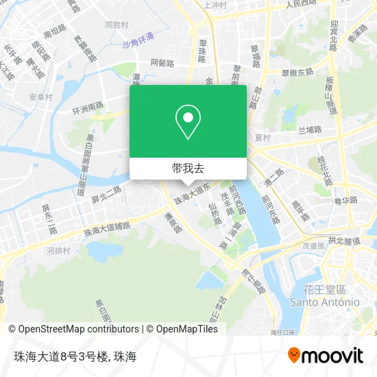 珠海大道8号3号楼地图