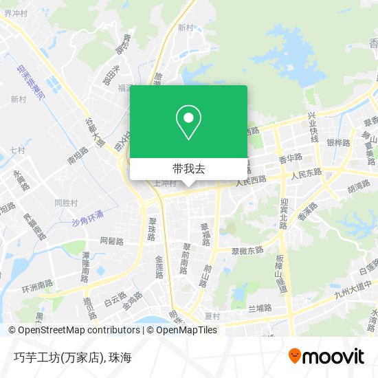 巧芋工坊(万家店)地图