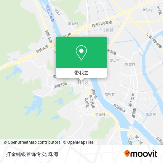 打金纯银首饰专卖地图