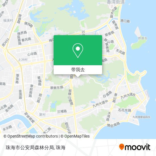 珠海市公安局森林分局地图