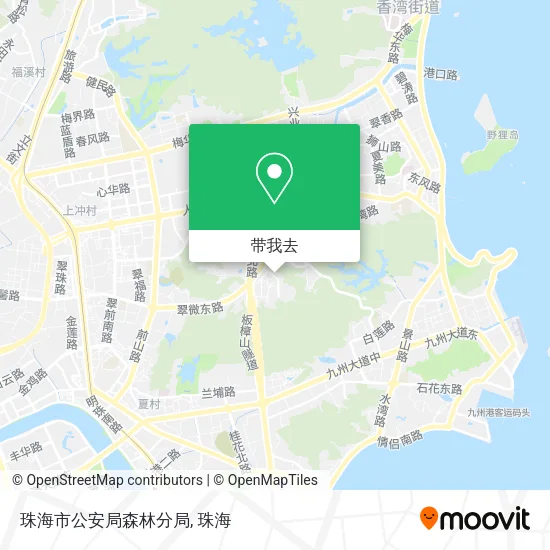 珠海市公安局森林分局地图