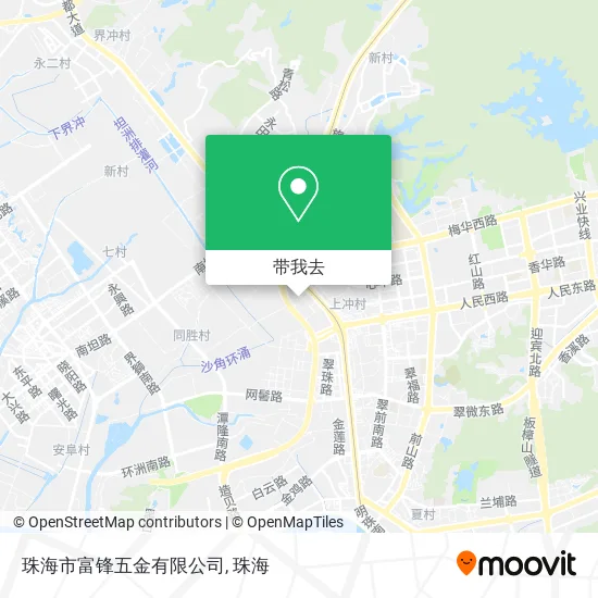 珠海市富锋五金有限公司地图