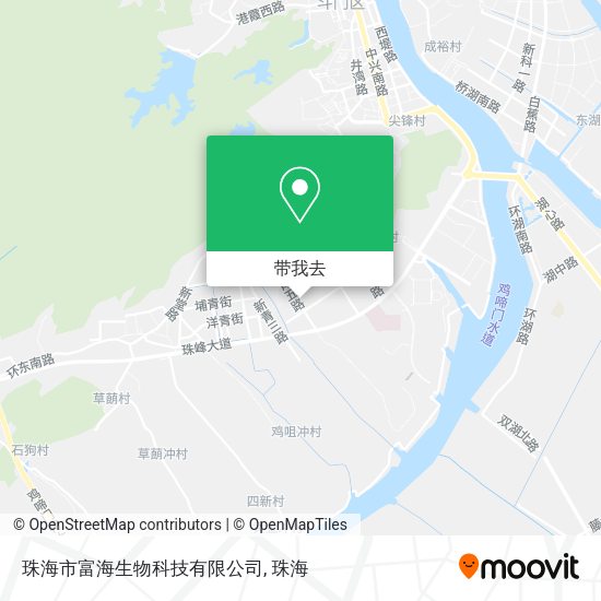 珠海市富海生物科技有限公司地图