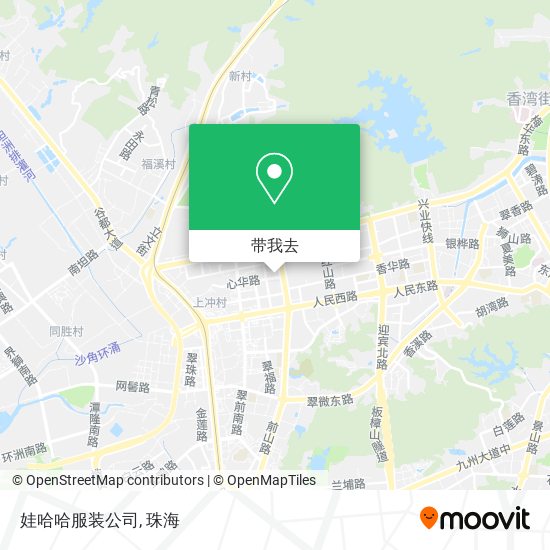 娃哈哈服装公司地图