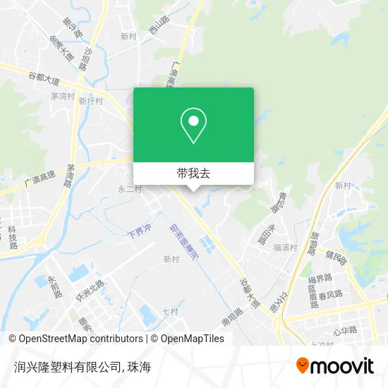 润兴隆塑料有限公司地图