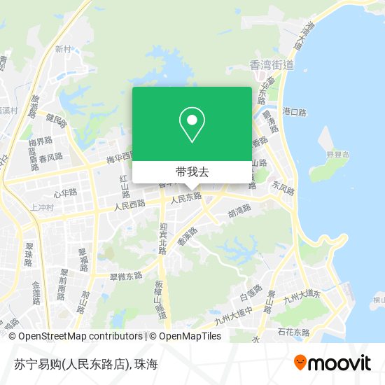 苏宁易购(人民东路店)地图