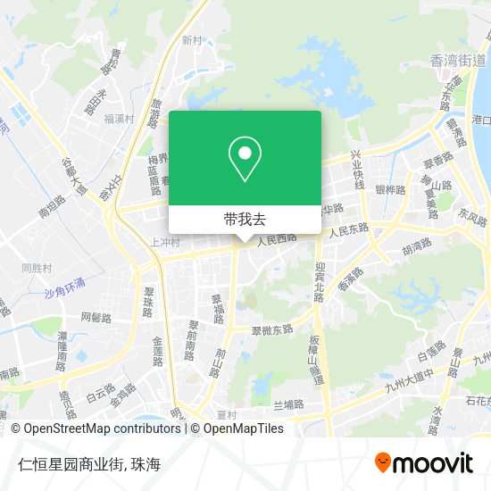 仁恒星园商业街地图