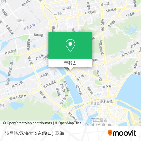 港昌路/珠海大道东(路口)地图
