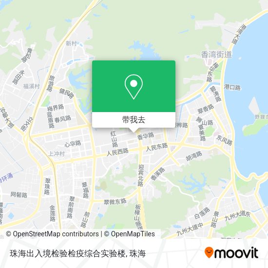 珠海出入境检验检疫综合实验楼地图
