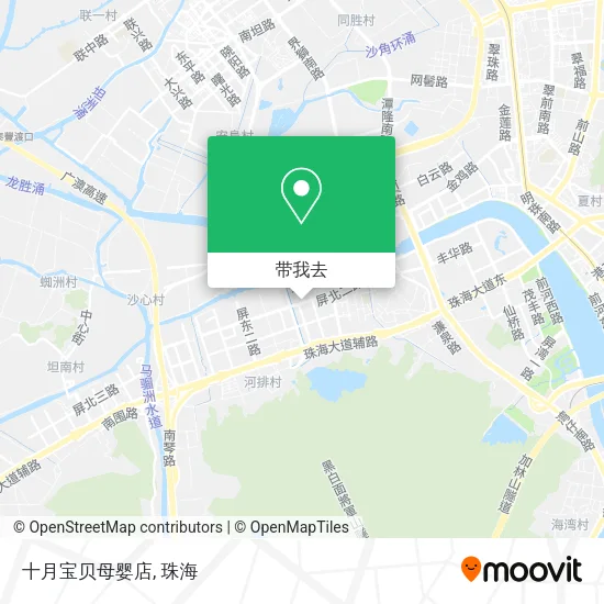 十月宝贝母婴店地图
